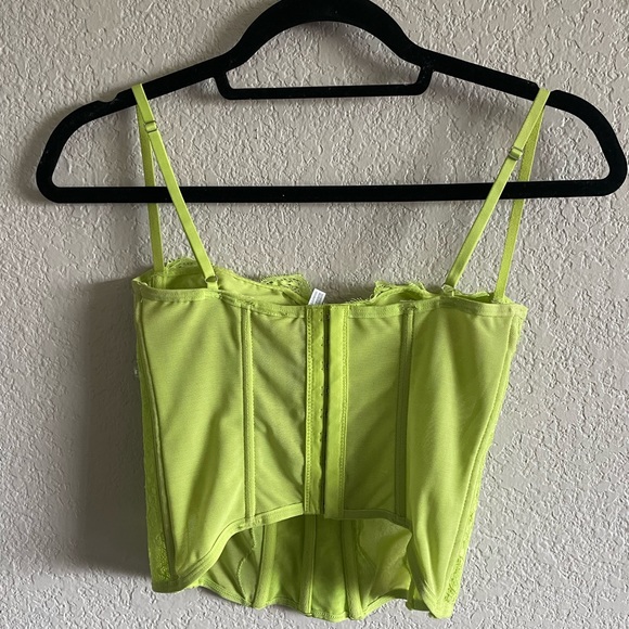 Urban Outfitters Lime Out From Under Modern Love Corset - Picture 2 of 5